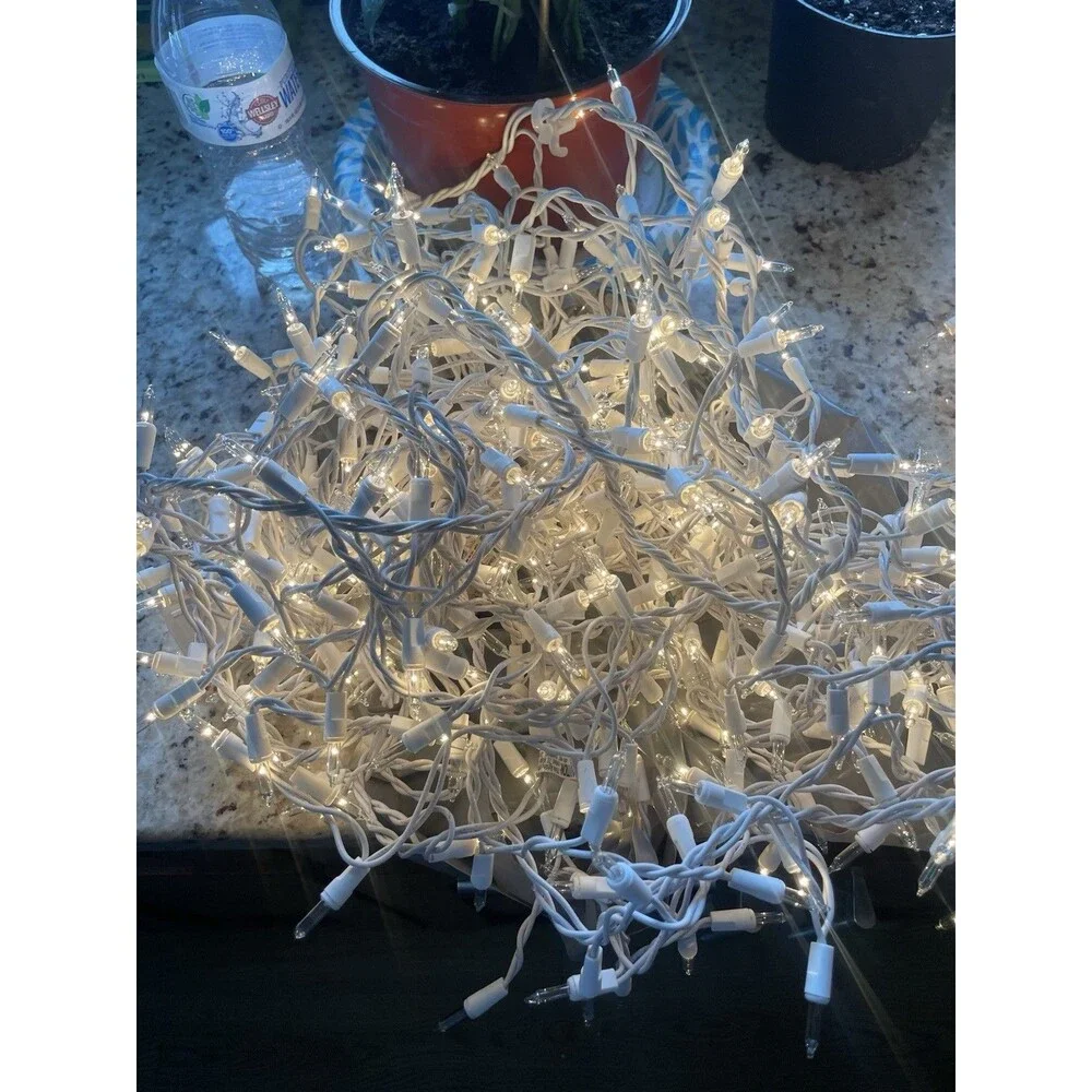 Holiday Time Twin-Cicle Curtain Light I don't know the exact measurements.
